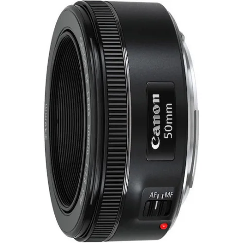 Canon Full Frame Φωτογραφικός Φακός EF 50mm f/1.8 STM Σταθερός για Canon EF Mount Μαύρος