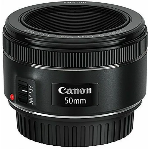 Canon Full Frame Φωτογραφικός Φακός EF 50mm f/1.8 STM Σταθερός για Canon EF Mount Μαύρος