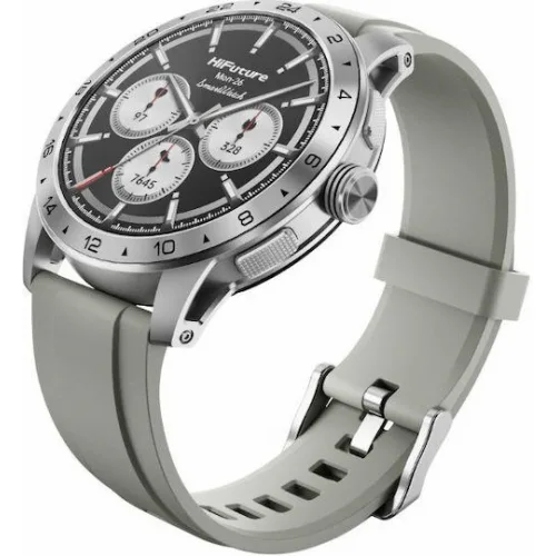 HiFuture Flex2 Smartwatch με Παλμογράφο (Ασημί)