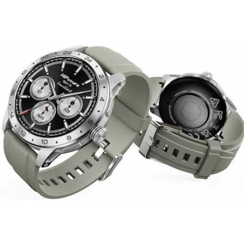 HiFuture Flex2 Smartwatch με Παλμογράφο (Ασημί)