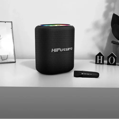 HiFuture Σύστημα Karaoke με Ασύρματo Μικρόφωνo Vocalist 100 σε Μαύρο Χρώμα