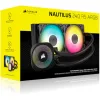 Corsair Nautilus 240 RS Υδρόψυξη Επεξεργαστή Διπλού Ανεμιστήρα 120mm για Socket AM4/AM5/1700 με ARGB Φωτισμό