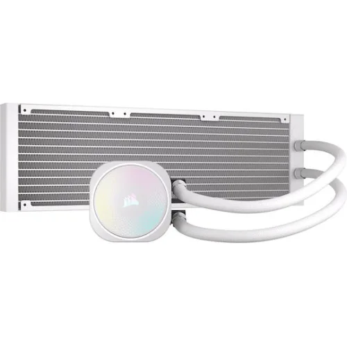 Corsair Nautilus 360 RS Υδρόψυξη Επεξεργαστή Τριπλού Ανεμιστήρα 120mm για Socket AM4/AM5/1700 με ARGB Φωτισμό Λευκή