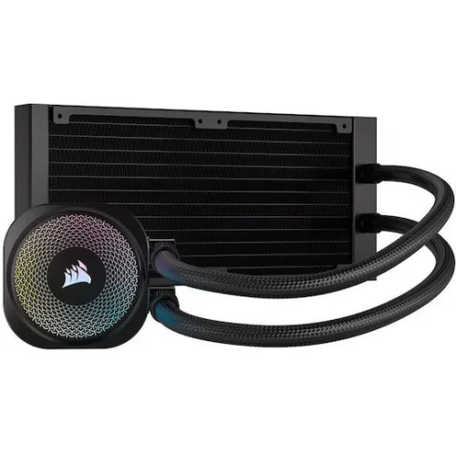 Corsair iCUE Link Titan 240 RX RGB Υδρόψυξη Επεξεργαστή Διπλού Ανεμιστήρα 120mm για Socket AM4/AM5/1700