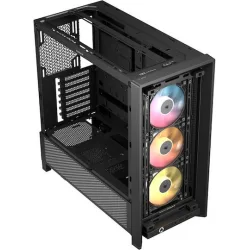 Corsair Frame 4000D RS Midi Tower Κουτί Υπολογιστή με RGB Φωτισμό Μαύρο