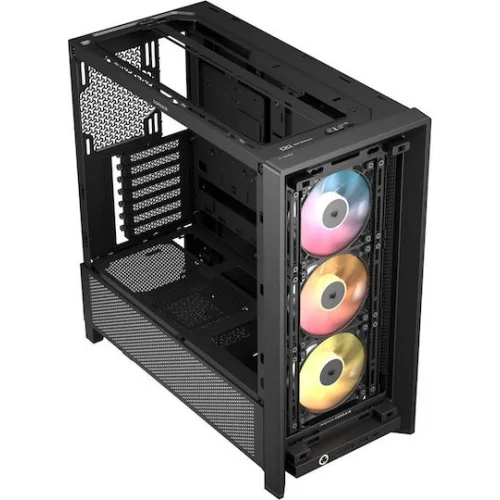 Corsair Frame 4000D RS Midi Tower Κουτί Υπολογιστή με RGB Φωτισμό Μαύρο
