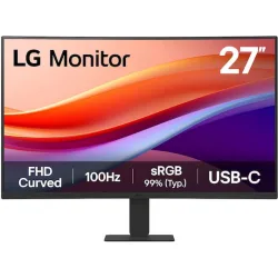 LG 27U421A-B VA HDR Curved Monitor 27" FHD 1920x1080 με Χρόνο Απόκρισης 5ms GTG