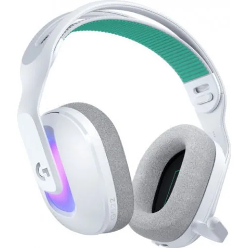 Logitech G522 Lightspeed Ασύρματο Over Ear Gaming Headset με σύνδεση Bluetooth / USB Λευκό