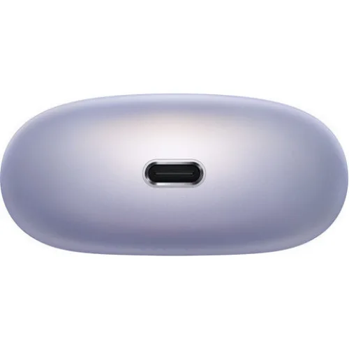 Huawei FreeClip Earbud Bluetooth Handsfree Ακουστικά με Αντοχή στον Ιδρώτα και Θήκη Φόρτισης Μωβ