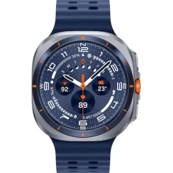 Samsung Galaxy Watch Ultra (2025) Titanium 47mm Αδιάβροχο με eSIM και Παλμογράφο (Μπλε)