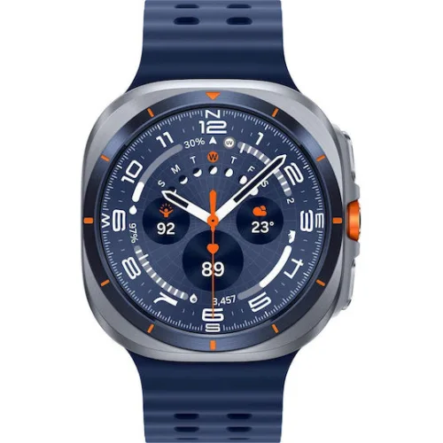 Samsung Galaxy Watch Ultra (2025) Titanium 47mm Αδιάβροχο με eSIM και Παλμογράφο (Μπλε)