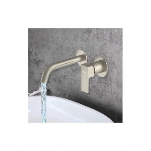 Bruno Σετ Μίκτης & Στόμιο Εντοιχισμού για Νιπτήρα Ασημί 5210131096154