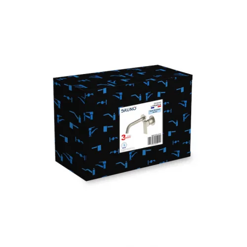 Bruno Σετ Μίκτης & Στόμιο Εντοιχισμού για Νιπτήρα Ασημί 5210131096154