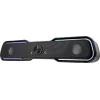 Powertech Gaming Soundbar Ηχεία Υπολογιστή 2.0 με RGB Φωτισμό και Bluetooth Ισχύος 5W σε Μαύρο Χρώμα
