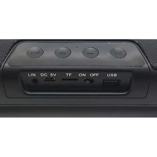 Powertech Ηχείο Bluetooth 10W με Διάρκεια Μπαταρίας έως 10 ώρες Μαύρο