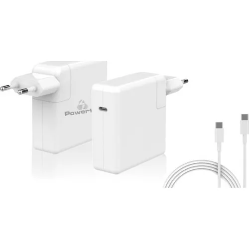 Powertech USB-C Φορτιστής Laptop 61W 2.4A για Apple με Αντάπτορα Τροφοδοσίας