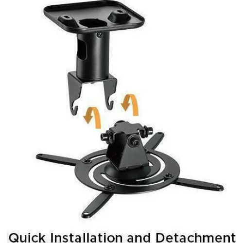 Brateck Βάση Projector Οροφής EPB-2 με Μέγιστο Φορτίο 15kg Μαύρη Brateck Βάση Projector Οροφής EPB-2 με Μέγιστο Φορτίο 15kg Μαύρη