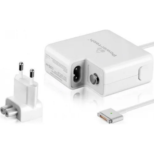 Powertech Φορτιστής Laptop 45W 14.85V 3.05A για Apple με Αντάπτορα Τροφοδοσίας