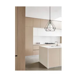 Powertech Κρεμαστό Φωτιστικό Λευκό με Ντουί E27 27x30εκ.