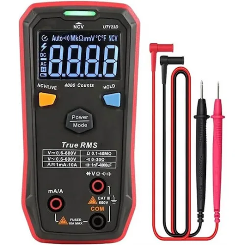 Uni-T Ψηφιακό Πολύμετρο True RMS με Μέτρηση AC / DC / Αντίστασης UT123D Uni-T Ψηφιακό Πολύμετρο True RMS με Μέτρηση AC / DC / Αντίστασης UT123D