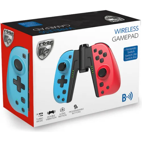 Roar RR-0015 Ασύρματο Gamepad για Switch Πολύχρωμο