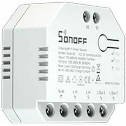 Sonoff Dual R3 Smart Ενδιάμεσος Διακόπτης Wi-Fi Sonoff Dual R3 Smart Ενδιάμεσος Διακόπτης Wi-Fi
