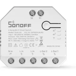 Sonoff Dual R3 Smart Ενδιάμεσος Διακόπτης Wi-Fi Sonoff Dual R3 Smart Ενδιάμεσος Διακόπτης Wi-Fi