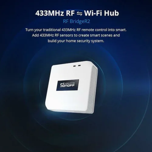 Sonoff RF BridgeR2 Smart Bridge Wi-Fi / RF Συμβατό με Google Home, Alexa & SmartThings