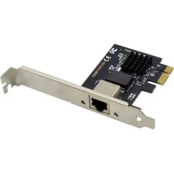Powertech Ενσύρματη Κάρτα Δικτύου Gigabit (2.5Gbps) Ethernet PCI-e