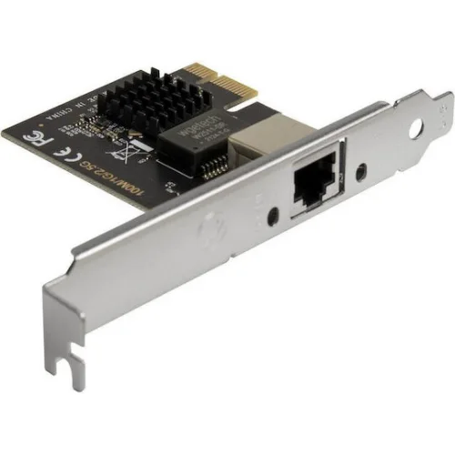 Powertech Ενσύρματη Κάρτα Δικτύου Gigabit (2.5Gbps) Ethernet PCI-e