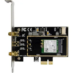 Powertech Ασύρματη Κάρτα Δικτύου Wi‑Fi 5 PCI-e
