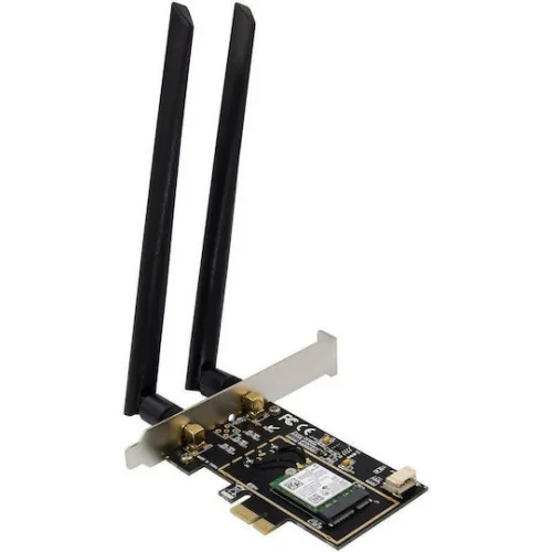 Powertech Ασύρματη Κάρτα Δικτύου Wi‑Fi 5 PCI-e