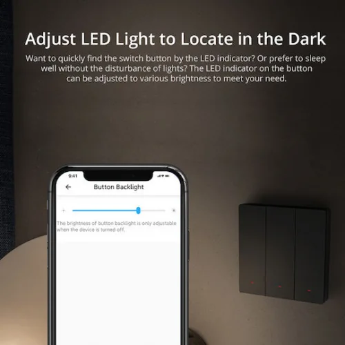 Sonoff Χωνευτός Διακόπτης Τοίχου Wi-Fi Φωτισμού Μονός με Πλαίσιο Γκρι