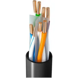 Powertech U/UTP Cat.6 Καλώδιο Δικτύου Ethernet χωρίς ακροδέκτες 100m Μαύρο 1τμχ