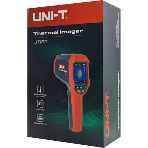 Uni-T UTi32 Θερμοκάμερα με Οθόνη 2.4" για Θερμοκρασίες από -20°C έως 1000°C