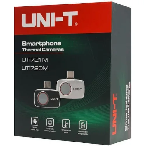 Uni-T UTi721M Θερμοκάμερα για Θερμοκρασίες από -20°C έως 550°C για Κινητό Android