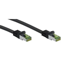 Goobay S/FTP Cat.8.1 Καλώδιο Δικτύου Ethernet 10m Μαύρο 0τμχ