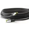 Goobay S/FTP Cat.8.1 Καλώδιο Δικτύου Ethernet 10m Μαύρο 0τμχ