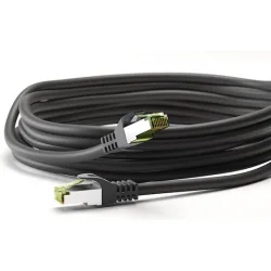 Goobay S/FTP Cat.8.1 Καλώδιο Δικτύου Ethernet 10m Μαύρο 0τμχ