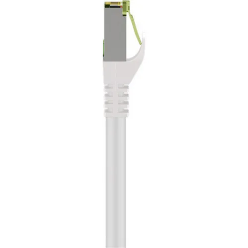 Goobay S/FTP Cat.8.1 Καλώδιο Δικτύου Ethernet 10m Λευκό 1τμχ