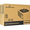 Powertech PT-1102 550W Μαύρο Τροφοδοτικό Υπολογιστή Full Wired