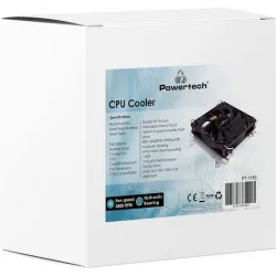 Powertech PT-1115 Ψύκτρα Επεξεργαστή Low Profile για Socket 115x/1200/1700/AM5