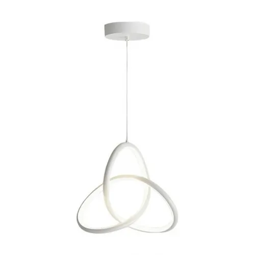 Powertech Κρεμαστό Φωτιστικό Λευκό LED με Φυσικό Λευκό Φως 22x22x100εκ.