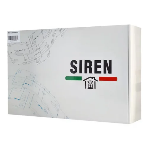 Powertech Σειρήνα Συναγερμού Μπαταρίας Εξωτερικού Χώρου 110dB με Κόκκινο Φως 7.5x21.5εκ.