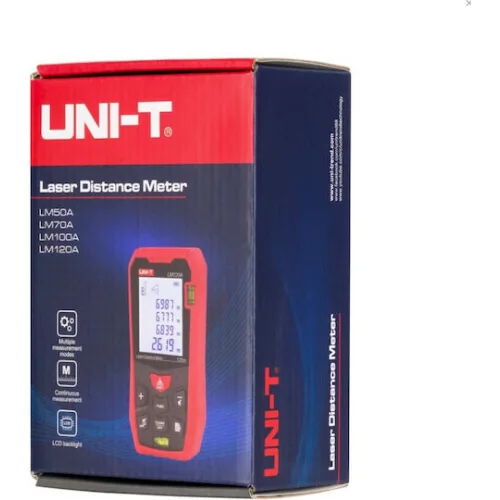 Uni-T Μέτρο Laser LM50A με Δυνατότητα Μέτρησης έως 50m