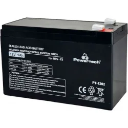 Powertech Μπαταρία UPS με Χωρητικότητα 9Ah και Τάση 12V PT-1202 1τμχ