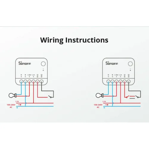 Sonoff MINIR4M Smart Ενδιάμεσος Διακόπτης Wi-Fi