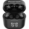 Powertech PT-1227 In-ear Bluetooth Handsfree Ακουστικά με Αντοχή στον Ιδρώτα και Θήκη Φόρτισης Μαύρα