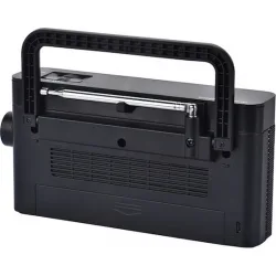 Powertech PT-1244 Επιτραπέζιο Ραδιόφωνο Μπαταρίας με USB Μαύρο