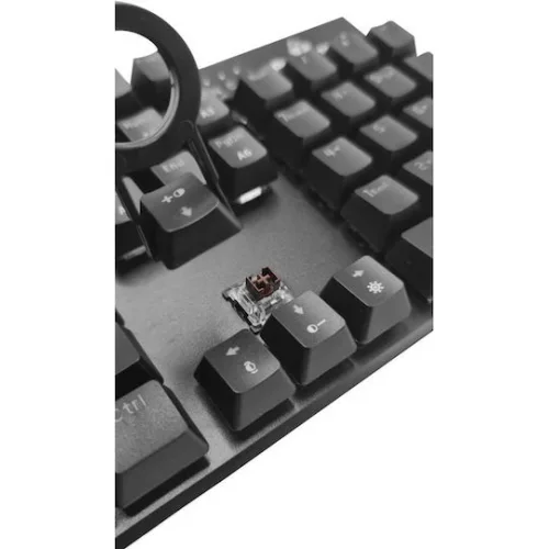 Powertech PT-1254 Gaming Μηχανικό Πληκτρολόγιο με Custom διακόπτες και RGB φωτισμό (Ελληνικό)